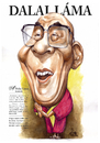 Cartoon: Dalai Lama (small) by Szena tagged dalai,lama,budhism,tibet