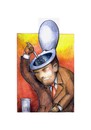 Cartoon: pure thoughts (small) by Szena tagged caricatur