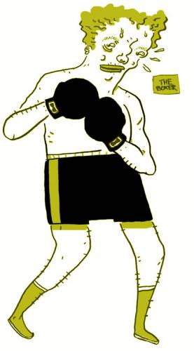 Cartoon: Boxer (medium) by monopolymouse tagged boxing,sports