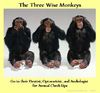 Cartoon: The Three Wise Monkeys (small) by Hearing Care Humor tagged three,wise,monkeys,dentist,optometrist,audiologist,speak,see,hear