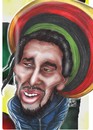 Cartoon: Bob Marley (small) by rubenquiroga tagged reggae bob jamaica