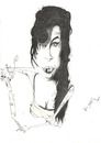 Cartoon: Amy Winehouse (small) by jaime ortega tagged amy,winehouse,blues,rock,adiccion