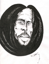 Cartoon: Bob Marley (small) by jaime ortega tagged bob marley reggue jamaica marihuana