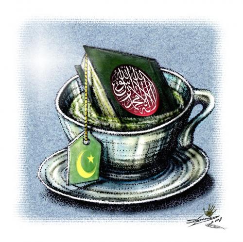 Cartoon: ALLAH AKBAR (medium) by LuciD tagged lucido