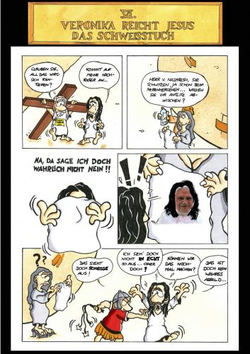 Cartoon: Passion Part 6 (medium) by Marcus Trepesch tagged religion,benedikt,funnies,ratzinger