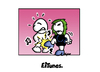 Cartoon: eiTunes (small) by Marcus Trepesch tagged itunes,apple,culture,news