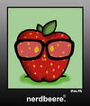 Cartoon: nerdbeere (small) by Marcus Trepesch tagged funnie cartoon wordplay food strawberry