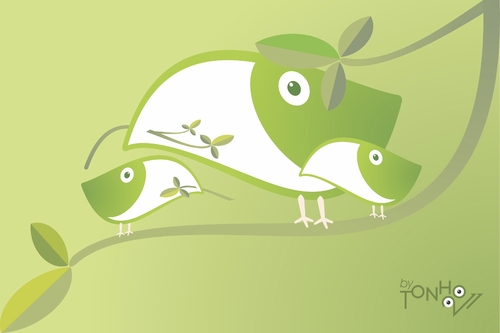 Cartoon: bird (medium) by Tonho tagged mother,nature,ecololy