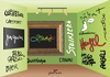 Cartoon: Autograph Gallery (small) by Tonho tagged autograph,gallery,famous,artists