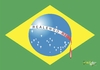 Cartoon: massacre (small) by Tonho tagged crying brazil flag