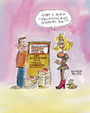 Cartoon: Sarrazin im Buchhandel (small) by Boiselle tagged aktuell,sarrazin,politik,steffen,boiselle