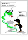 Cartoon: noch nie gesehen ! (small) by gert montana tagged brillenschlange,kontra,maulwurf,gertoons,noch,nie,gesehen