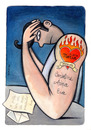 Cartoon: all loves are indelible (small) by Pecchia tagged cartoon humaou love pecchia
