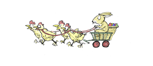 Cartoon: Eier statt Apple (medium) by Simpleton tagged apple,bio,öko,geschenke,weihnachtsmann,osterhase,ostern