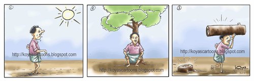 Cartoon: selfish (medium) by koyaskodinhi tagged cartoon