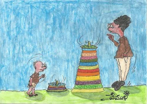 Cartoon: Festival and religeous cartoon (medium) by vemulacartoons tagged vemulacartoons