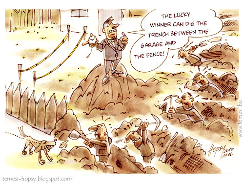 Cartoon: Trenching job (medium) by hopsy tagged trenching,job