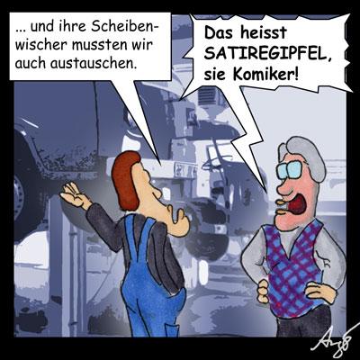 Cartoon: Satiregipfel (medium) by Anjo tagged hildebrandt,scheibenwischer,satiregipfel