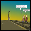 Cartoon: Brücke (small) by Anjo tagged brücke,brückentechnologie,atomausstieg,laufzeit,laufzeitverlängerung