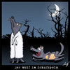 Cartoon: Der Wolf im Schafspelz (small) by Anjo tagged wolf schafspelz mode
