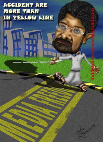 Cartoon: MEDIA FREEDOM IN SRI LANKA (medium) by indika dissanayake tagged media,freedom