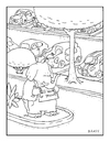 Cartoon: habitat-less (small) by creative jones tagged elephant hobo habitat