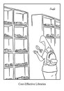 Cartoon: library (small) by creative jones tagged books