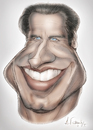 Cartoon: John Travolta (small) by agiov tagged travolta