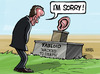 Cartoon: Hacked to death (small) by Satish Acharya tagged hackgate murdoch tabloid hacking