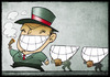 Cartoon: Bearers of Happiness (small) by Giacomo tagged happiness,carriers,slaves,blacks,racism,exploitation,work,entrepreneur,rich,poor,smile,teeth,mouth,giacomo,cardelli,lombrioi