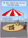 Cartoon: PONY RIDING (small) by Frank Zimmermann tagged pony riding girl circus fun fair cartoon tamer sm sodomy