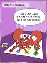 Cartoon: Twister (small) by Frank Zimmermann tagged twister oktopus octopus game spiel fuß rot gelb grün blau