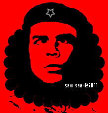 Cartoon: Che-Ape-Guevara (medium) by sam seen tagged che,guevara,sam,seen