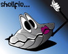 Cartoon: shellfie (small) by sharko tagged shell,selfie,shellfie