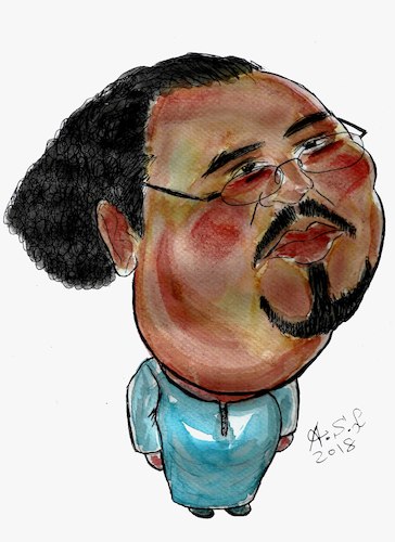 Cartoon: artist (medium) by AHMEDSAMIRFARID tagged dandarawy,ahmed,samir,farid,cartoon,caricature,egyptair