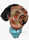 Cartoon: artist (small) by AHMEDSAMIRFARID tagged dandarawy,ahmed,samir,farid,cartoon,caricature,egyptair
