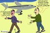 Cartoon: DAY OFF (small) by AHMEDSAMIRFARID tagged egyptair,egypt,day,off,aircraft,airport,airplane