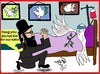 Cartoon: DOVE OF THE PEACE (small) by AHMEDSAMIRFARID tagged israel,egypt,revolution,ahmed,samir,farid,carecature,cartoon,peace,dove,middle,east