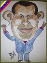 Cartoon: HUGO CHAVEZ (small) by AHMEDSAMIRFARID tagged hugo,chavez,ahmed,samir,farid,venezuela,egypt