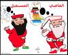 Cartoon: PAPA NOEL (small) by AHMEDSAMIRFARID tagged papa noel egypt revolution