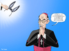 Cartoon: Cipriani el incomprendido. (small) by PAICHE tagged cipriani,arzobispo,iglesia,catolica