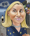 Cartoon: Ashton goes Mogherini comes (small) by Maria Hamrin tagged caricature,chief,leader,italy,rom,minister,eu,junker,tusk,ashton,putin,arafat,rompuy,barroso,russia,ukrain