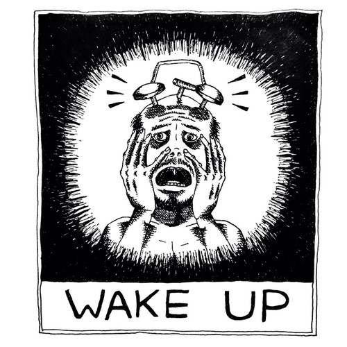 Cartoon: Wake Up. (medium) by foreigneye tagged alarm,wake,up,sleep,awake,horror,shock,truth,lies