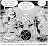 Cartoon: Deaf Metal (small) by Oliver Gerke tagged heavy,metal,band,schwerhörigkeit,musikgenre,deathmetal