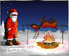 Cartoon: Burnout (small) by Hannes tagged weihnachten,xmas,burnout,weihnachtsmann,santaclaus,santa,rudolph,rednose,lagerfeuer,grillen