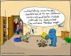 Cartoon: Chaos-Monster (small) by Hannes tagged hannes,kinder,monster,eltern,aufräumen