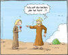 Cartoon: Kork (small) by Hannes tagged wein,wasser,jesus,kork