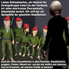 Cartoon: Die letzten Worte eines Generals (small) by PuzzleVisions tagged puzzlevisions,bundeswehr,armed,forces,germany,von,der,leyen,deutschland,sieben,zwerge,seven,dwarfs,gemeral