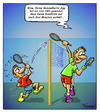 Cartoon: Badminton 2.0 (small) by Troganer tagged badminton,sport,app
