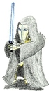 Cartoon: Droid jedi (small) by uharc123 tagged droid,painting,jedi,star,wars